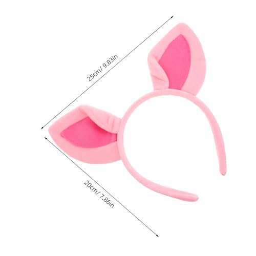 WRITWAA Plüsch Schwein Ohren Haarreif Weiches Tier Kostüm Stirnband für Frauen Mädchen Party Cosplay Accessoire Rosa Niedlich Leicht und Bequem WRITWAA Plüsch Schwein Ohren Haarreif Weiches Tier Kostüm Stirnband für Frauen Mädchen Party Cosplay Accessoire Rosa Niedlich Leicht und Bequem von WRITWAA