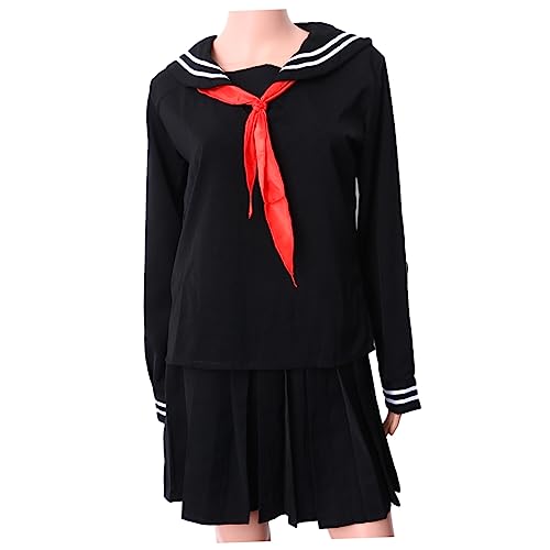 WRITWAA Satz Matrosenkleid für ädchen kleidung Schuluniform-Cosplay japanische schuluniform von WRITWAA