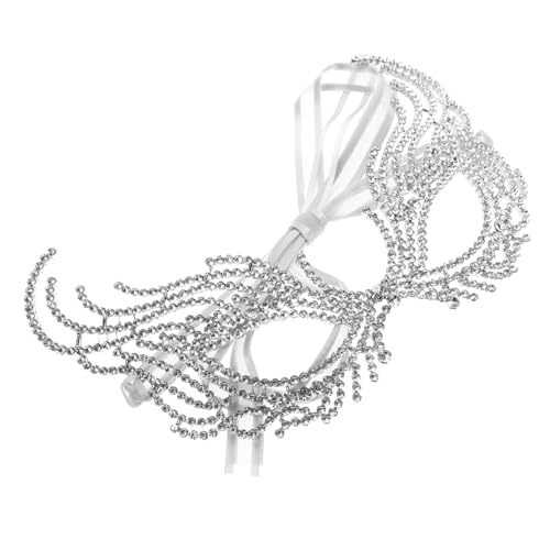 WRITWAA Strass Kopfbedeckung Modemaske Für Partys Elegante Venezianische Maske Aus Legierung Vielseitige Abendmaske Farbe Zufällig von WRITWAA