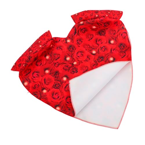 WRITWAA Valentinstag Herz Kostüm Damen Herzförmiges Cosplay Kleid mit Blumenmotiv Romantisches Party Outfit Bühnenkleidung für Gruppen Valentinstag Feier WRITWAA Valentinstag Herz Kostüm Damen Herzförmiges Cosplay Kleid mit Blumenmotiv Romantisches Party Outfit Bühnenkleidung für Gruppen Valentinstag Feier von WRITWAA
