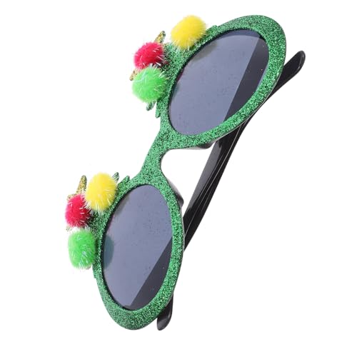 WRITWAA Weihnachtsbrille mit Glitzer Weihnachtsbaum und Pompons Lustige Partybrille für Erwachsene Vielseitige Kunststoff-brillen für Silvester Karneval und Festtagsdekoration WRITWAA Weihnachtsbrille mit Glitzer Weihnachtsbaum und Pompons Lustige Partybrille für Erwachsene Vielseitige Kunststoff-brillen für Silvester Karneval und Festtagsdekoration von WRITWAA