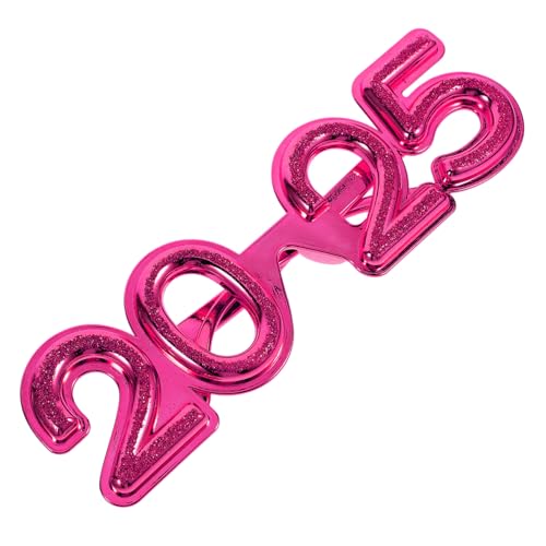 WRITWAA Year Party Brille Partybrille aus Leichtem Stabilem Pc Material Modisch und für Dekoration für Fotos Festivals und Neujahrsfeiern Farblich Leuchtendes Party Accessoire WRITWAA Year Party Brille Partybrille aus Leichtem Stabilem Pc Material Modisch und für Dekoration für Fotos Festivals und Neujahrsfeiern Farblich Leuchtendes Party Accessoire von WRITWAA