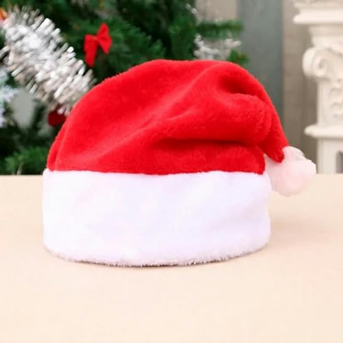 HB06-0001-child Weihnachtsmütze für Erwachsene, Kinder, Weihnachtsschmuck für Zuhause, Weihnachtsmann, Geschenke, Navidad, Dekoration, Wintermützen von WRJLIN