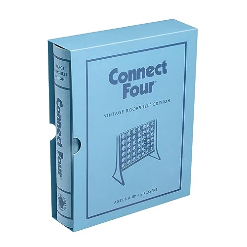 WS Game Company Connect Four Vintage Bücherregal Edition von WS Game Company