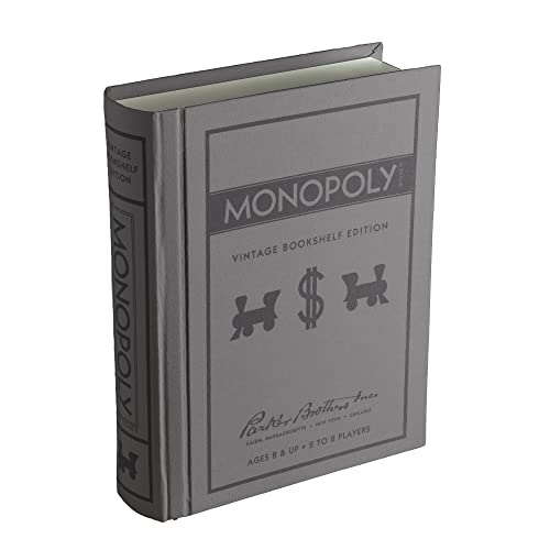 WS Game Company Monopoly Vintage Bücherregal Edition von WS Game Company