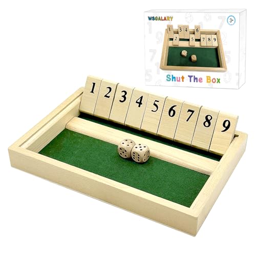 WSGALARY Shut The Box Spiel 2-Spieler von WSGALARY