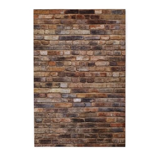 Brick Wall Puzzles 1000 Teile Holzpuzzle Personalisiertes Fotopuzzle für Erwachsene Freunde Bilderpuzzle Geschenke für Hochzeit Geburtstag Valentinstag Home Decor von WSOIHFEC