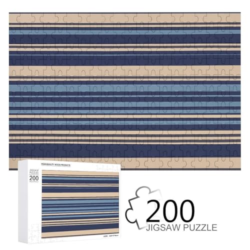 Puzzles 200 Teile Blau und Beige Puzzle Personalisiertes Bilderpuzzle Fotopuzzle Holzpuzzle für Erwachsene Klassisches Puzzle für Familie Hochzeit Geburtstag Valentinstag Geschenke von WSOIHFEC