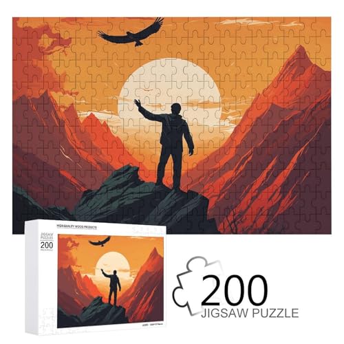 Puzzles 200 Teile Lend A Helping Hand Jigsaw Puzzles Personalisiertes Bilderpuzzle Fotopuzzle Holzpuzzle für Erwachsene Klassisches Puzzle für Familie Hochzeit Geburtstag Valentinstag Geschenke von WSOIHFEC