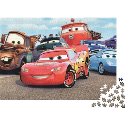 1000 Teile Puzzle für Erwachsene, Autos, Film, kreative Puzzles für Erwachsene und Kinder, Holzpuzzle, Lernspiel für Erwachsene, Kinder, 1000 Teile (75x50cm) von WTCBQC