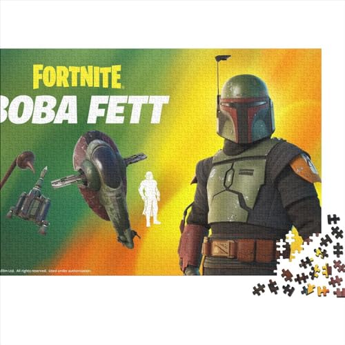 1000 Teile Puzzle für Erwachsene Fortnite Kreative Puzzles für Erwachsene und Kinder Holzpuzzles Lernspiel für Erwachsene Kinder 1000 Teile (75x50cm) von WTCBQC