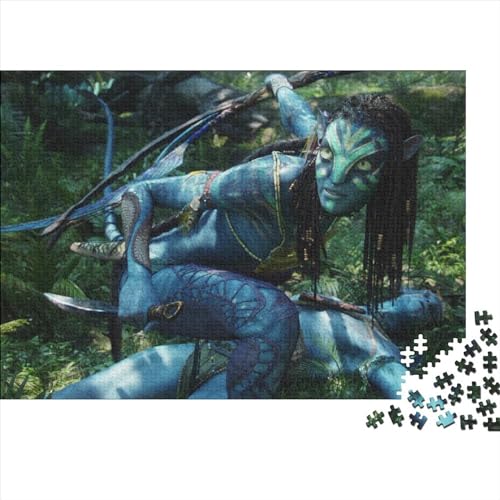 1000-teiliges Puzzle, Avatar-Puzzles für Erwachsene, Holzspiele, Puzzle-Herausforderungsspielzeug (75x50cm) von WTCBQC