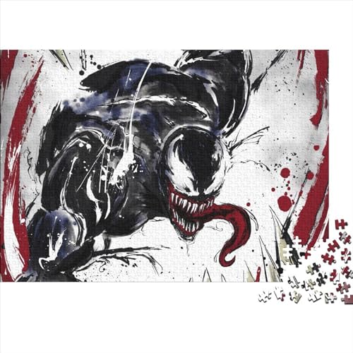 1000-teiliges Puzzle, Venom-Puzzles für Erwachsene, Holzspiele, Puzzle-Herausforderungsspielzeug (75x50cm) von WTCBQC