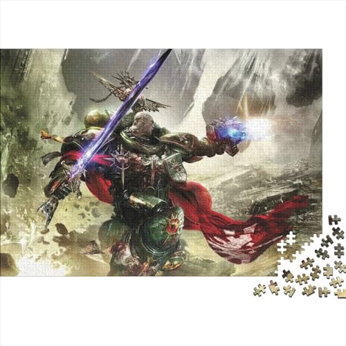 300 Teile Puzzles für Erwachsene Warhammer 40 Puzzlesets für Familien Holzpuzzles Brain Challenge Puzzle (40x28cm) von WTCBQC