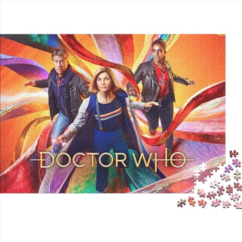 300-teiliges Puzzlespiel Doctor Who Puzzle für Erwachsene Holzpuzzles Puzzle zum Anfassen (40x28cm) von WTCBQC