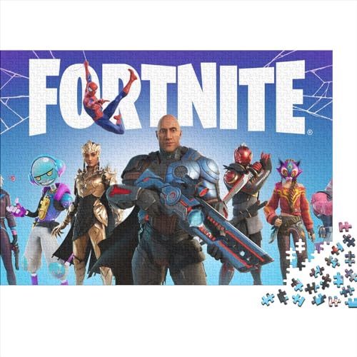 Erwachsene Impossible Puzzles Fortnite 1000 Teile Puzzle Holzpuzzle Geschenke für Kinder und Erwachsene (75x50cm) von WTCBQC