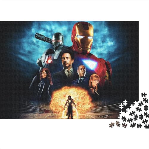 Puzzle für Erwachsene, 1000 Teile, Iron Man-Puzzle, 1000 Teile, für Erwachsene, Puzzle Erwachsene und Kinder, 1000 Teile (75x50cm) von WTCBQC