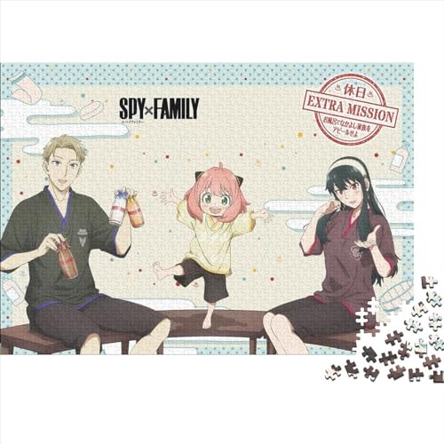 Puzzle für Erwachsene SPY×Family 1000-teiliges Puzzle aus Holz für Kinder ab 12 Jahren,herausforderndes Spiel (75x50cm) von WTCBQC