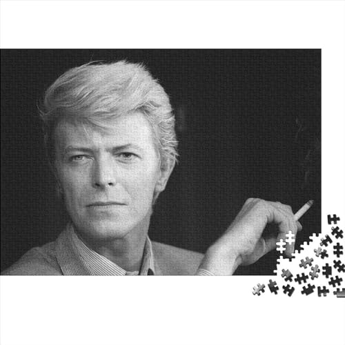 Puzzles 1000 Teile für Erwachsene David Bowie Puzzle für Erwachsene Papppuzzles Familienspiele (75x50cm) von WTCBQC