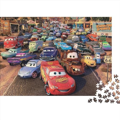 Puzzles für Erwachsene, 1000 Teile, Autos, Film, Teenager-Puzzles, Erwachsene, Kinder, Teenager, Familien-Puzzlespiel (75x50cm) von WTCBQC