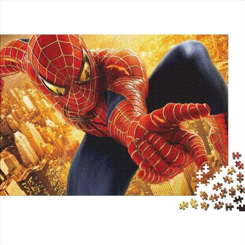 Puzzles für Erwachsene, 300 Puzzle-Spielzeuge, Spider-Man-Puzzle, Holzpuzzle für Erwachsene, Familienspaß-Puzzles (40x28cm) von WTCBQC
