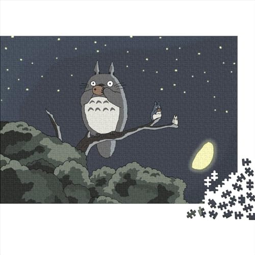 Puzzles für Erwachsene, 300 Teile, Mein Nachbar Totoro, Teenager-Puzzle, Erwachsene, Kinder, Teenager, Familien-Puzzlespiel (40x28cm) von WTCBQC