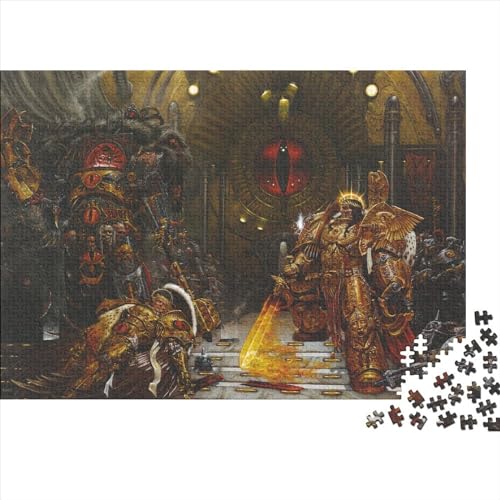 Puzzles für Erwachsene,300 Teile,Warhammer 40,kreative Holzpuzzles,praktisches Puzzle,Familiendekoration (40x28cm) von WTCBQC