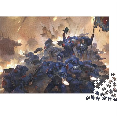 Warhammer 40 Puzzles, 300 Teile, Puzzle für Erwachsene, Spiel, Puzzle, Spielzeug, Teenager, Puzzle, Geschenke, Wanddekoration (40x28cm) von WTCBQC