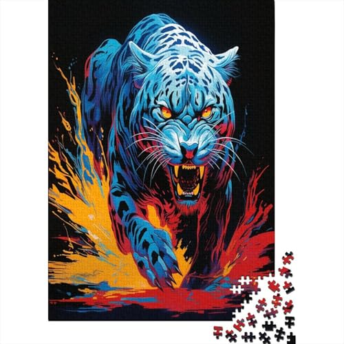 Leopard Puzzle 1000 Teile,Puzzle Für Erwachsene, Impossible Puzzle,Puzzle 1000 Puzzle Home DekoRatteion Puzzle,Erwachsenenpuzzle Puzzel 1000pcs (75x50cm) von WTORIMPEL