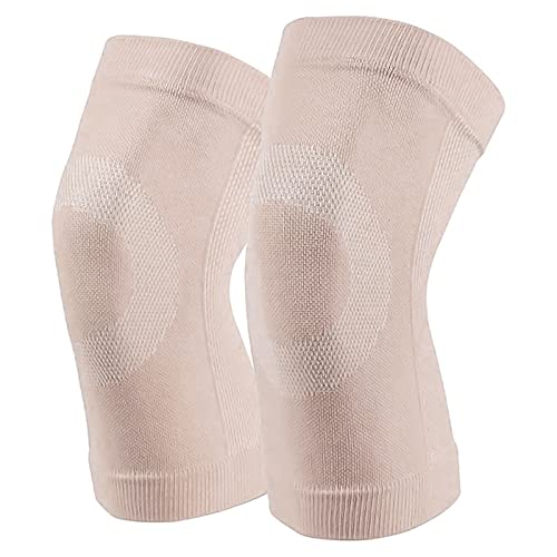 WUERKIYA Kniebandage 1 Paar Elastische Kniestütze Leichte Knie Bandage Atmungsaktive für Laufen Meniskusriss Arthritis Gelenkschmerzlinderung ACL Erholung Damen Männer -XL von WUERKIYA