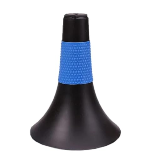 WUJIHE 5 x Sport-Markierungshütchen, Barriere, Fitness, Fußball, Basketball, Geschwindigkeit, Beweglichkeit, Greiftraining (A 5 Stück blau) von WUJIHE