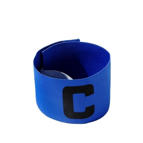 WUJIHE Fußball-Armband für Kinder und Erwachsene, Fußball-Armband, Führer, Wettbewerb, Geschenk, Fußballkapitän, Gruppenarmband, Fußballtraining (1 Stück, blau) von WUJIHE