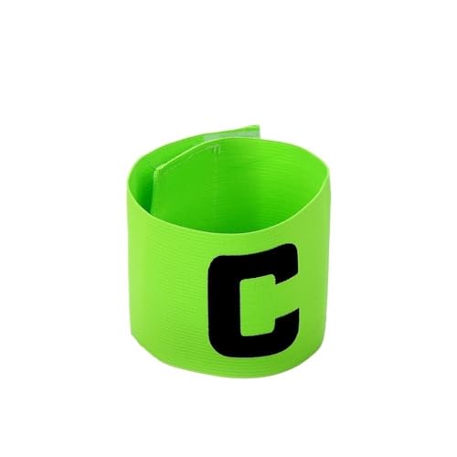 WUJIHE Fußball-Armband für Kinder und Erwachsene, Fußball-Armband, Führer, Wettbewerb, Geschenk, Fußballkapitän, Gruppenarmband, Fußballtraining (1 Stück, grün) von WUJIHE