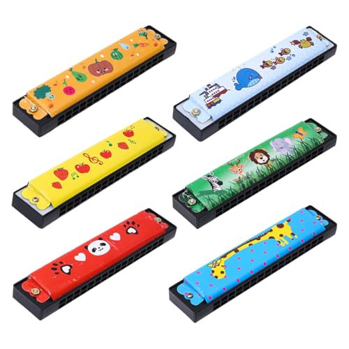 WUSJCOF 6 Stück Kindergeburtstag Mundharmonika Party Mitgebsel Tombola Geschenktütenfüllung Party Beschäftigung WUSJCOF 6 Stück Kindergeburtstag Mundharmonika Party Mitgebsel Tombola Geschenktütenfüllung Party Beschäftigung von WUSJCOF