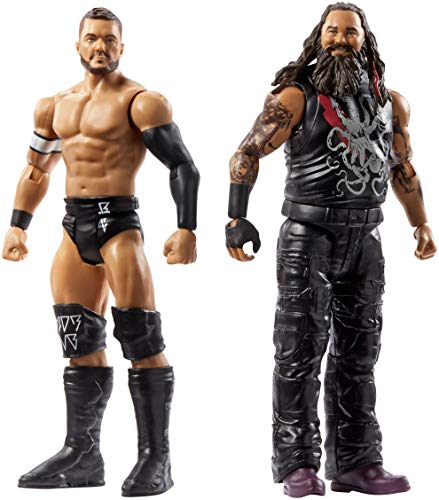 Mattel GmbH FMF88 WWE Basis Figuren, Finn Balor und Bray Wyatt, 2er-Pack, 15 cm von Mattel