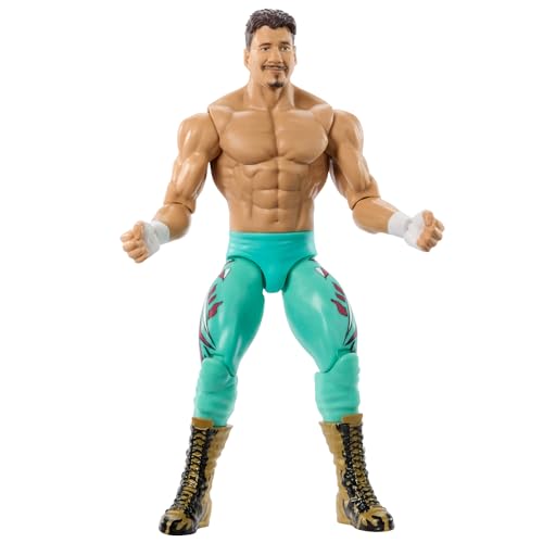 WWE Actionfigur, 15,2 cm großes Sammlerstück Eddie Guerrero mit 10 Artikulationspunkten und lebensechtem Look von WWE