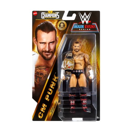 WWE Champions 2025 Wave 4 CM Punk Main Event Actionfigur von WWE