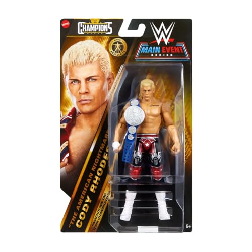 WWE Champions 2025 Wave 4 Cody Rhodes Main Event Actionfigur von WWE