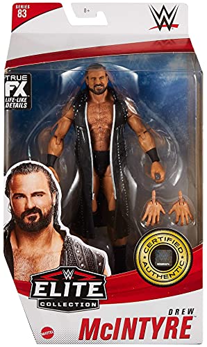 WWE Drew Mcintyre Elite Collection Serie 83 Actionfigur 15,2 cm Posable Collectible Gift Fans Alter 8 Jahre alt und älter ​ inklusive Spielzeug von WWE