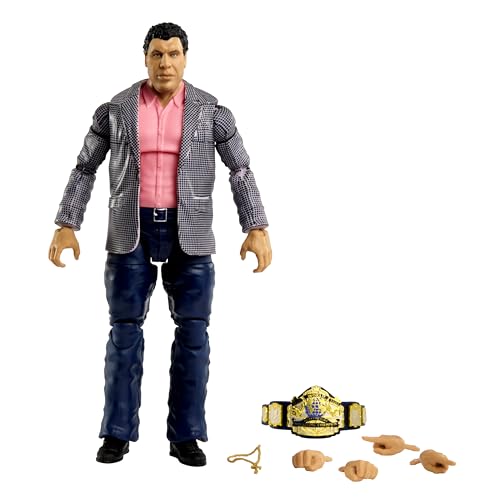 WWE Elite Collection Andre the Giant Actionfigur - mit täuschend echter TrueFX Technologie entwickelt für echte Sammler und wahre Fans als Geschenk zum Sammeln (15 cm), HKN79 von Mattel