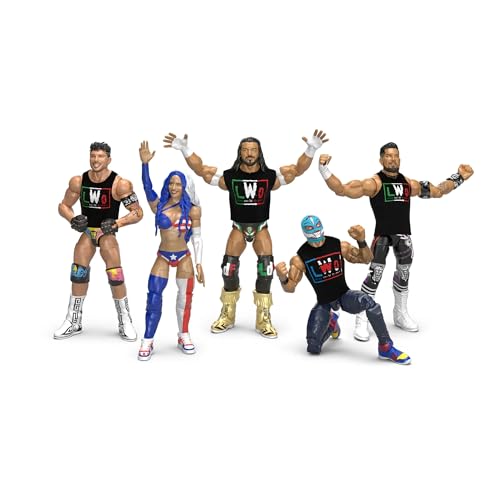 WWE Elite Collection Latino World Order LWO Actionfigur, 15,2 cm, 5er-Pack von WWE