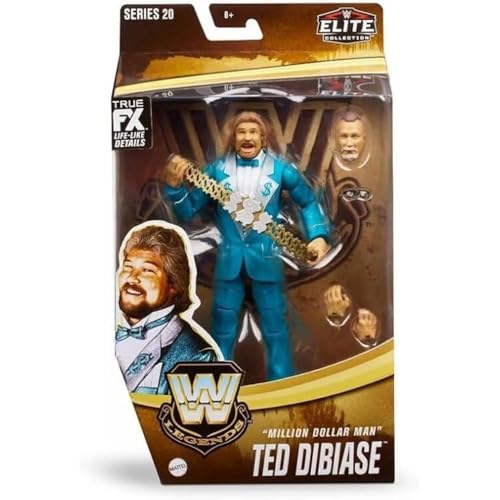 WWE Elite Collection Million Dollar Man Ted DiBiase Wrestling Actionfigur Legends Mattel Serie 20 von WWE