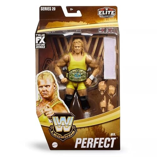 WWE Elite Collection Mr Perfect Wrestling Actionfigur Legends Mattel Serie 20 von WWE