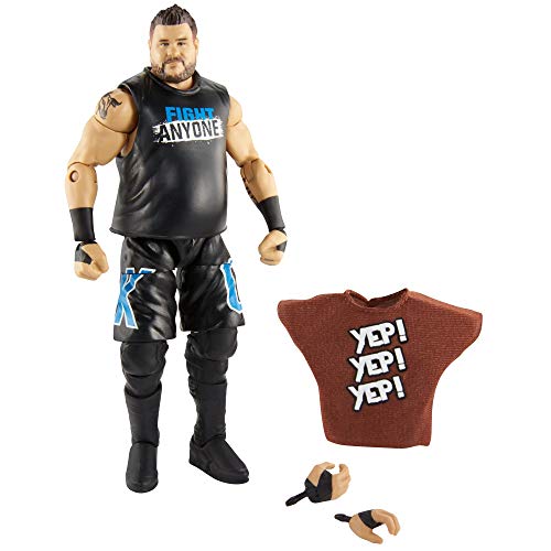 Mattel GCL34 WWE Elite Actionfigur (15 cm) Kevin Owens, Spielzeug ab 8 Jahren von Mattel