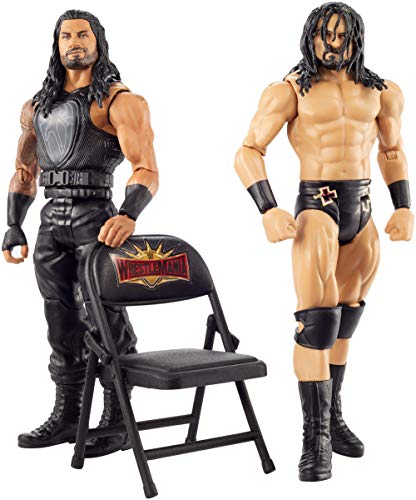 WWE GKY64 - WrestleMania 2er-Pack Figuren (15 cm) Drew McIntyre vs Roman Reigns von WWE