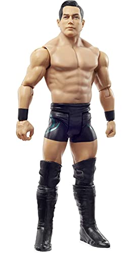 WWE GTG54 - Jake Atlas Basis-Actionfigur, beweglich, ca. 15 cm, zum Sammeln, Spielzeug ab 6 Jahren von Mattel