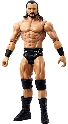 WWE GVJ76 - WrestleMania Drew McIntyre Actionfigur, ca. 15 cm, beweglich, zum Sammeln und als Geschenk, für Kinder ab 6 Jahren von Mattel