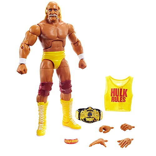 WWE GYC23 - Survivor Hulk Hogan Actionfigur, Elite Kollektion, ca. 18 cm groß, Figuren zum Spielen und Sammeln, Spielzeug ab 8 Jahren von WWE