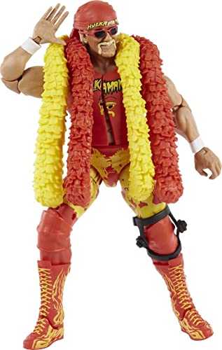 WWE HDF08 - Hulk Hogan Elite Sammler Action Figur, Spielzeug Geschenk für Kinder ab 8 Jahren von WWE