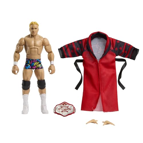 WWE HKN84 - WWE Actionfiguren | WWE Elite „Stunning“ Steve Austin Figuren mit Zubehörteilen | Geschenke zum Sammeln von Mattel